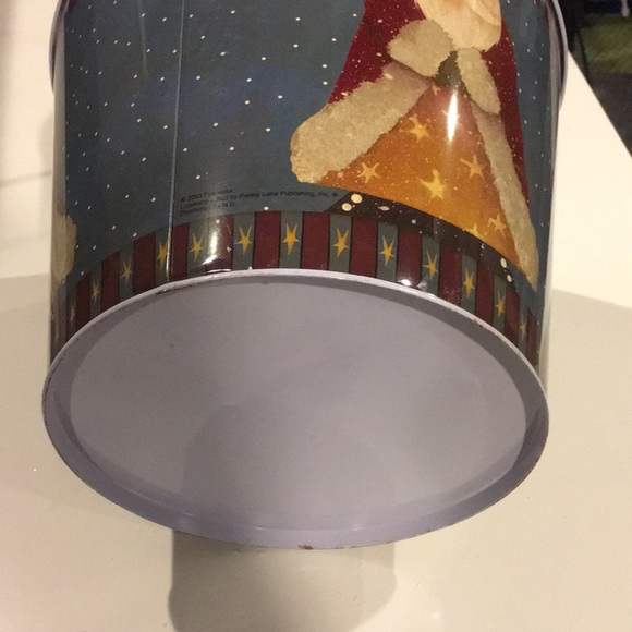 SANTA TIN BUCKET - Picture 2 of 5